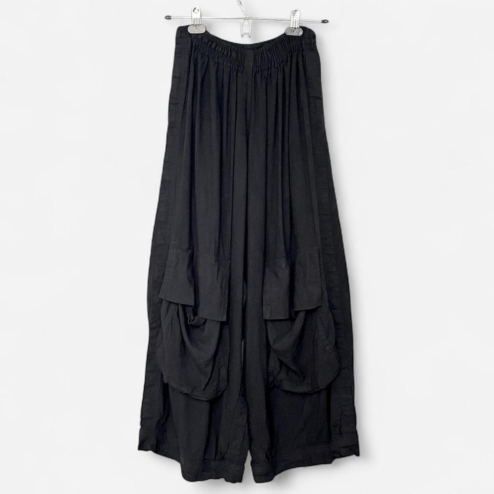 KALIYANA Linen Wide Leg Pants | Harem Lagen Look